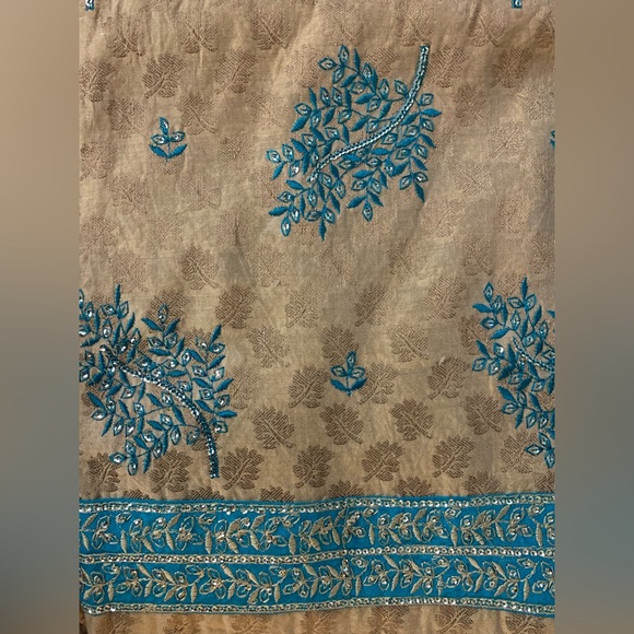 🌺 SALE $70 🌺 12 - NEW 3-Piece Unstitched Indian Suit - Picture 4 of 6